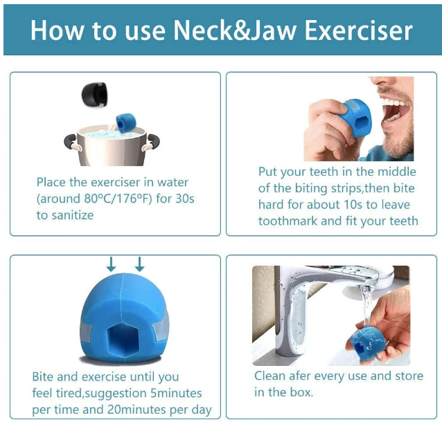 Jawline Exercise Ball Jawline Shaper for men & women with free Rope and Plastic Box